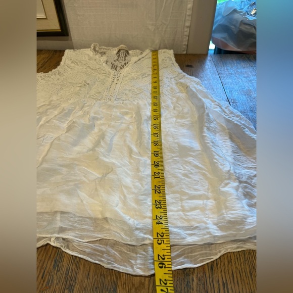 BELLAMBRA – M – Lace & Silk Sleeveless Top - Picture 7 of 7